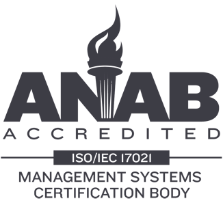 ANAB Accredited - ISO 9001